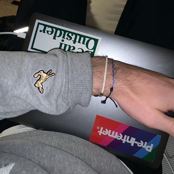 Tracksmith Mens Hoodie Sweatshirt Gray Large - Picture 4 of 4